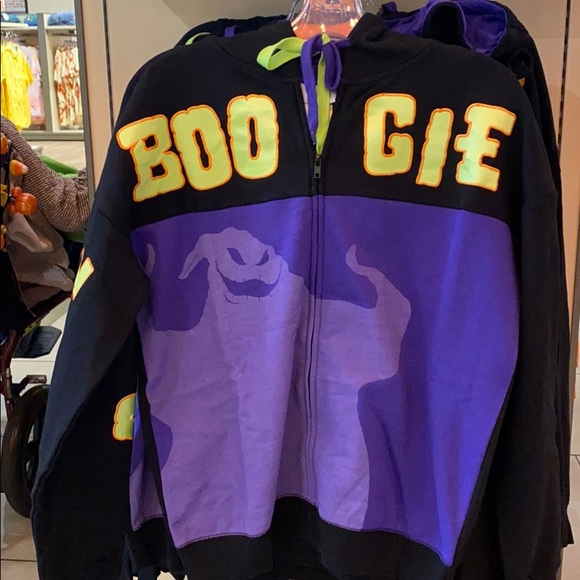 Disney Parks Oogie Boogie Zip Up Hoodie 